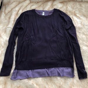 Lululemon reversible cropped sweater